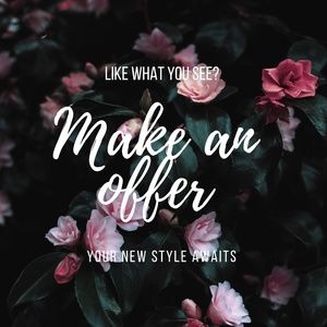 All reasonable offers accepted!